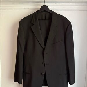 Ermenegildo Zegna Black Pinstripe Men's Blazer